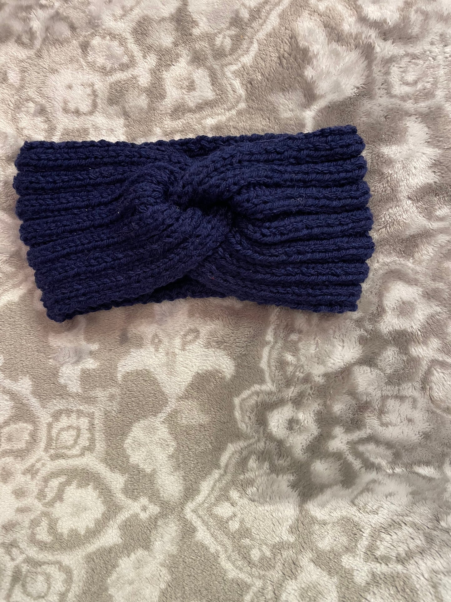 Dark blue headband