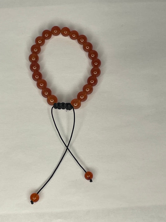 Orange Adjustable Bracelet
