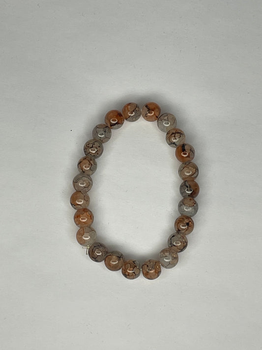 Rusty/gray dus style bracelet