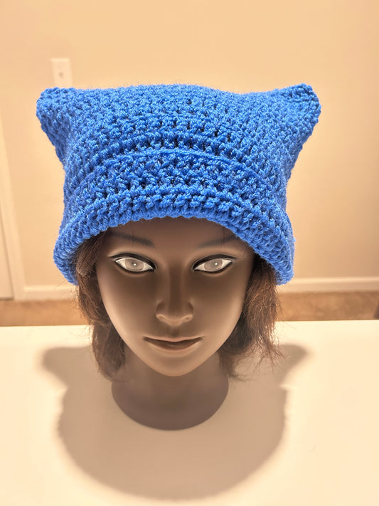 Blue cat hat