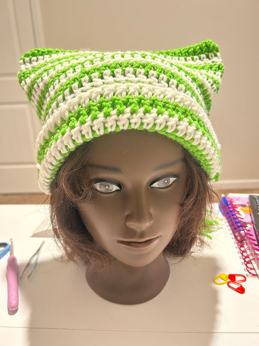Green & white